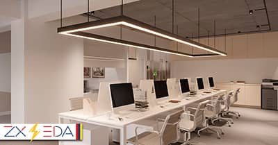 Illuminazione professionale per uffici ZX Group