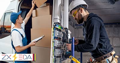 ZX Group consegna materiale elettrico in tutta Italia
